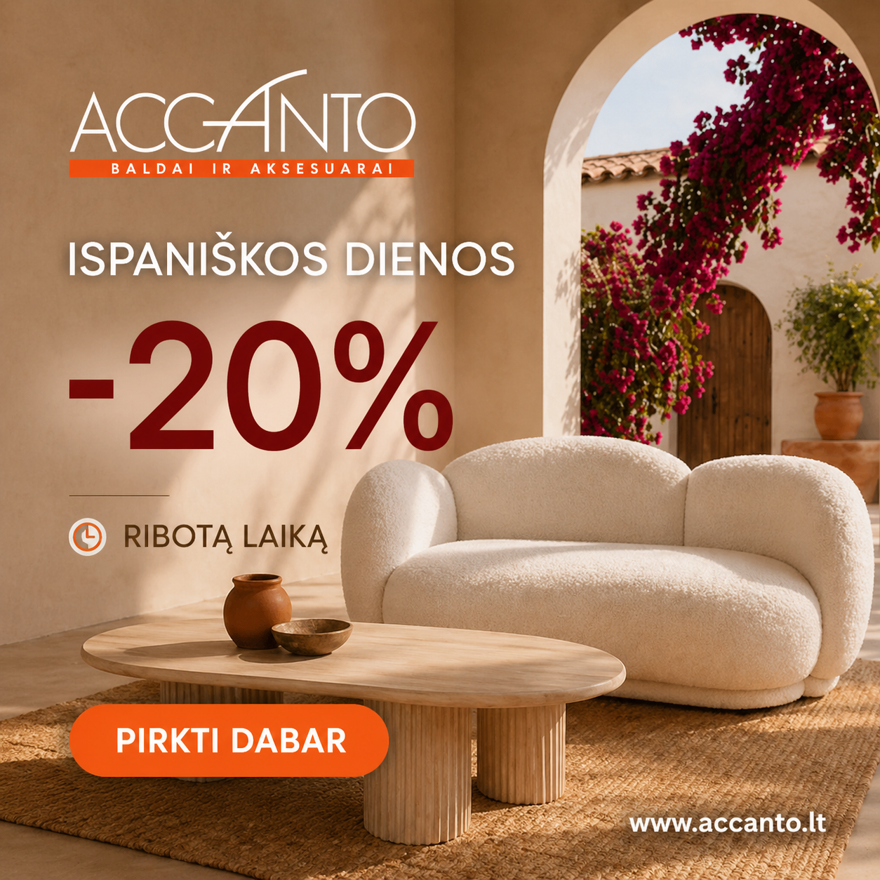 „ACCANTO” - Ispaniškos dienos su -20% nuolaida!